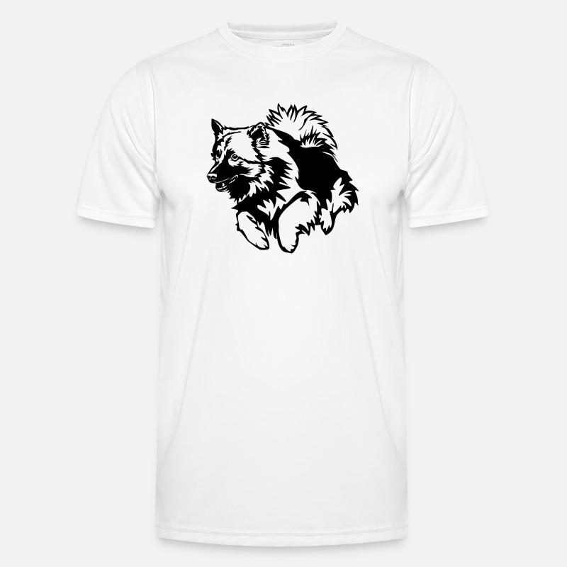 Wolfsspitz - Men's Functional T-Shirt - white
