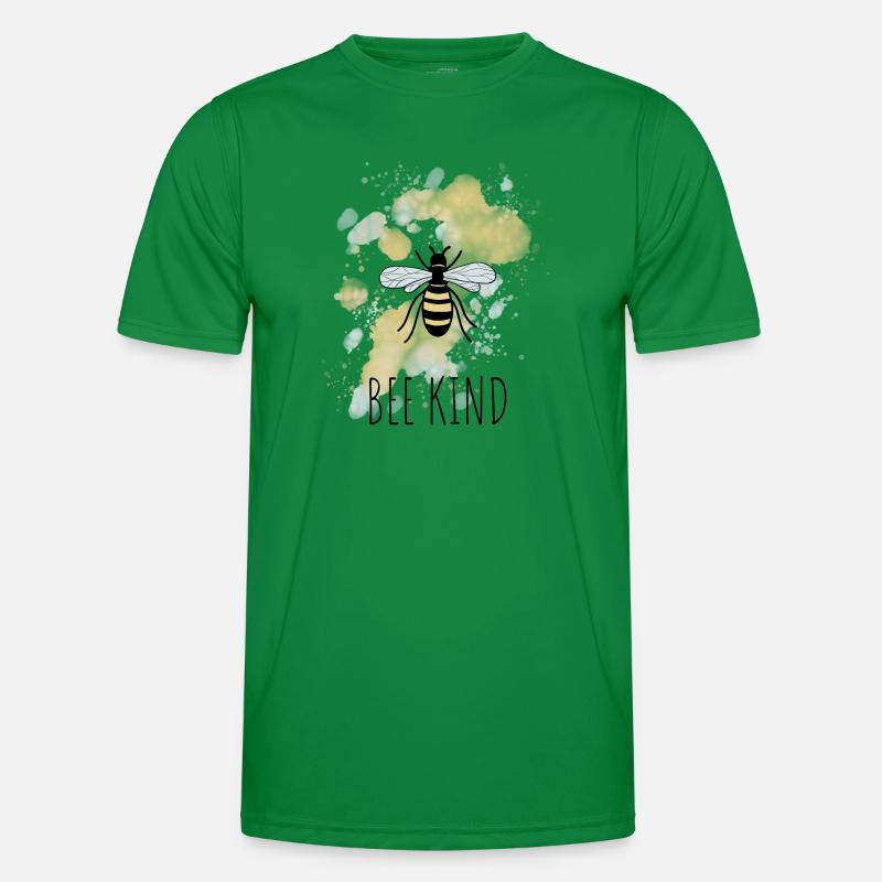 Biene Be Bee Kind Männer Funktions-T-Shirt