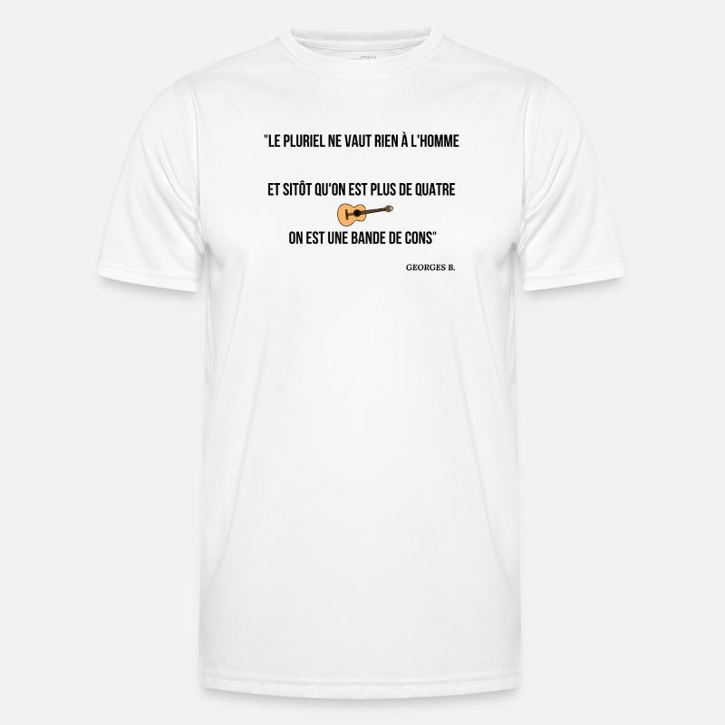 Sitôt qu'on est plus de 4... T-shirt sport Homme