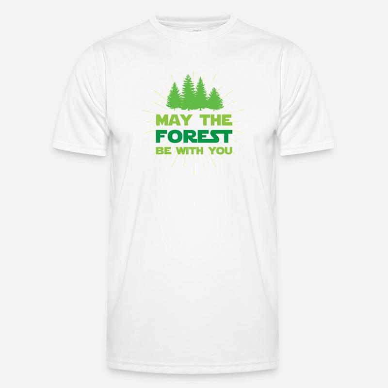 Möge der Wald mit dir sein Männer Funktions-T-Shirt