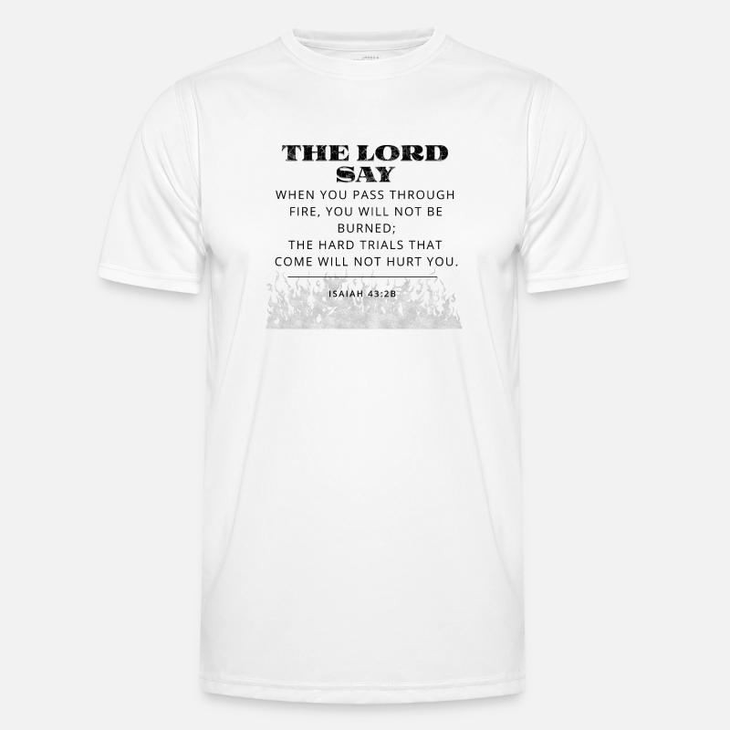 Bibelvers Männer Funktions-T-Shirt