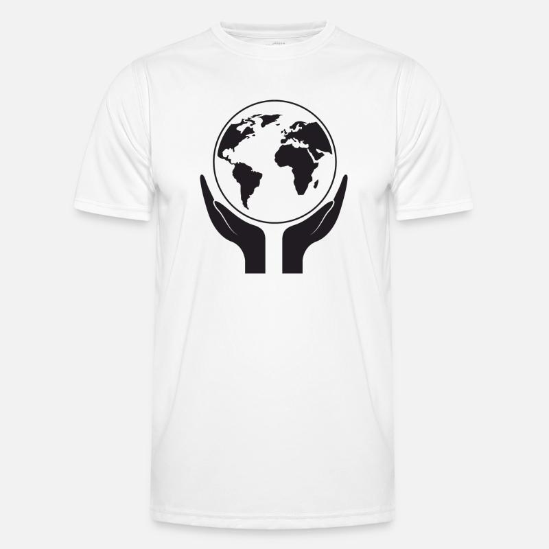 Save our planet - Men's Functional T-Shirt - white