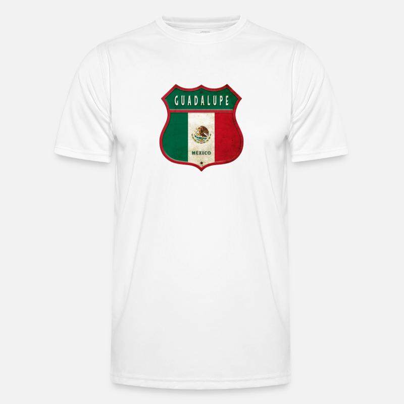 Guadalupe Mexico crest design Men's Functional T-Shirt