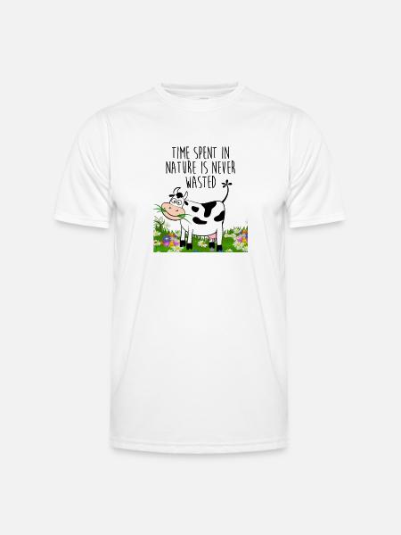 Time spent in nature - Men's Functional T-Shirt - white