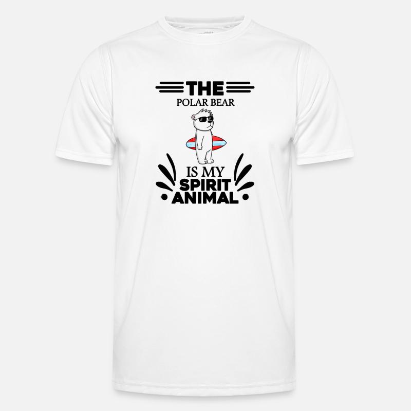 Polar Bear Polar Bear Bear - Men's Functional T-Shirt - white