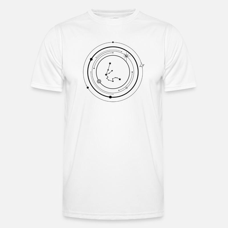 Starburst Dot Constellation - Men's Functional T-Shirt - white