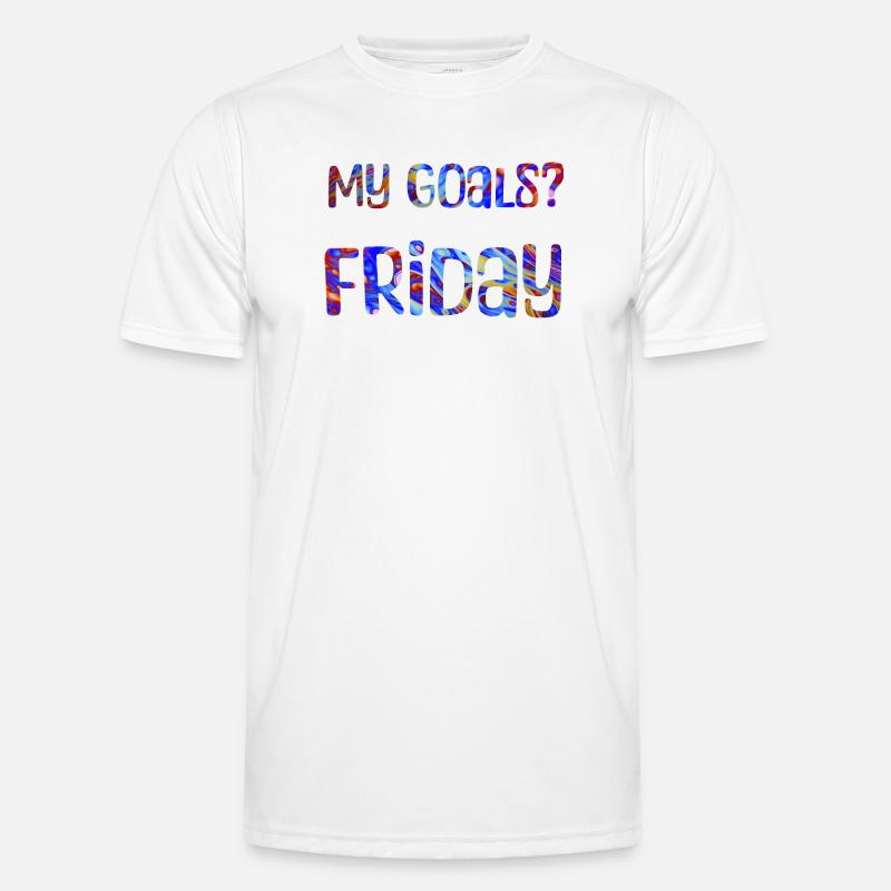 Mes objectifs ? Vendredi - Mon objectif? Vendredi T-shirt sport Homme