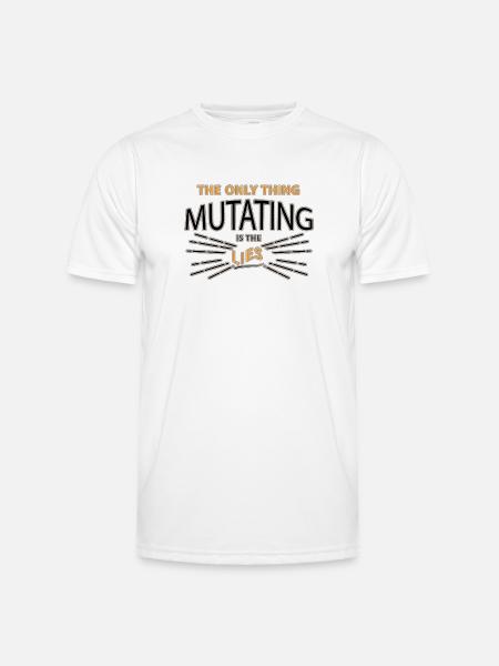 Spruch - Männer Funktions-T-Shirt - Weiß