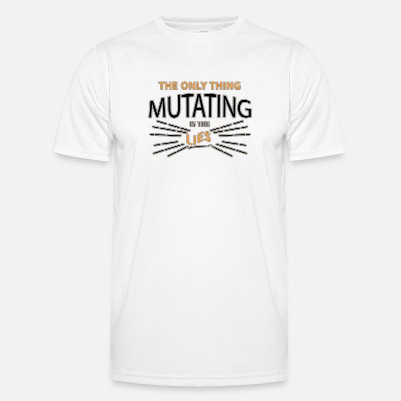 Spruch - Männer Funktions-T-Shirt - Weiß