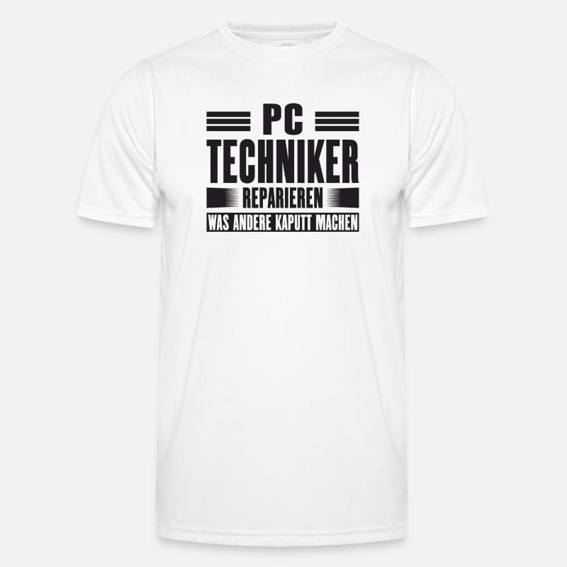 Service Technician Support Solution Quote Service PC Men's Functional T-Shirt