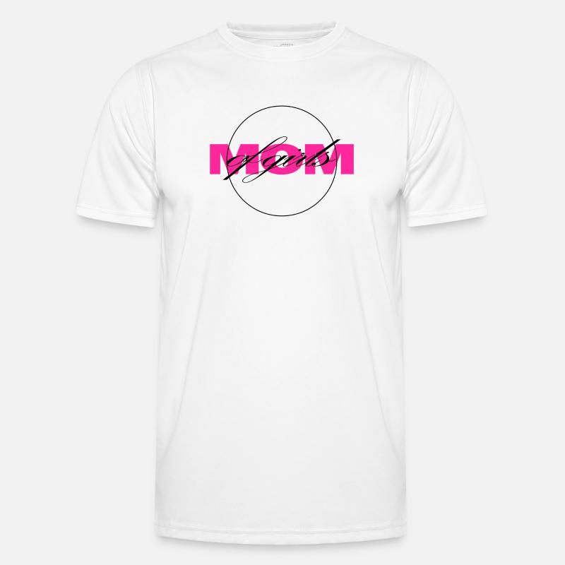 Moderne Neonbuchstaben mit Script Overlay Männer Funktions-T-Shirt