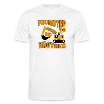 Zum großen Bruder befördert Going To Be A Big Brother - Männer Funktions-T-Shirt - Weiß - Vorne - AI Model Male 178 dark (178cm)