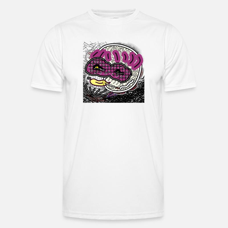 Comic man - Men's Functional T-Shirt - white