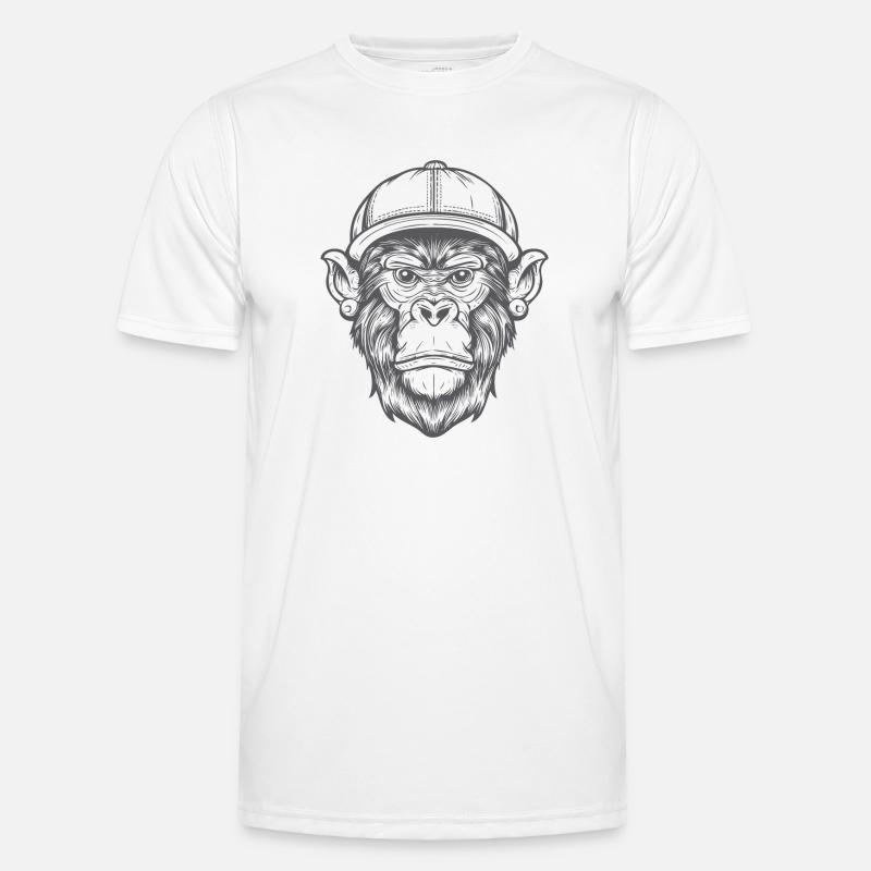 Funky Affe Männer Funktions-T-Shirt