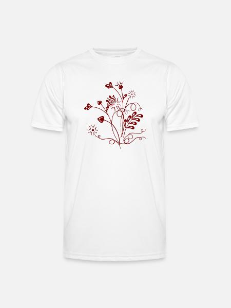 Wildflowers - Men's Functional T-Shirt - white