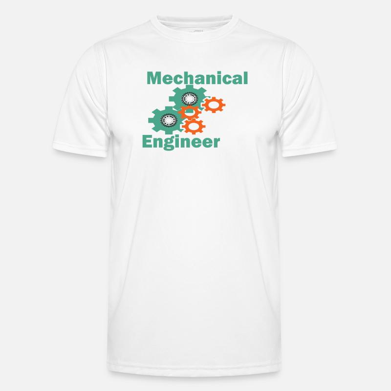 Mechanical Engineering Funny Engineer - Men's Functional T-Shirt - white