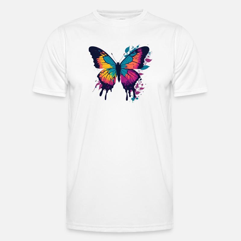 Butterfly - Men's Functional T-Shirt - white