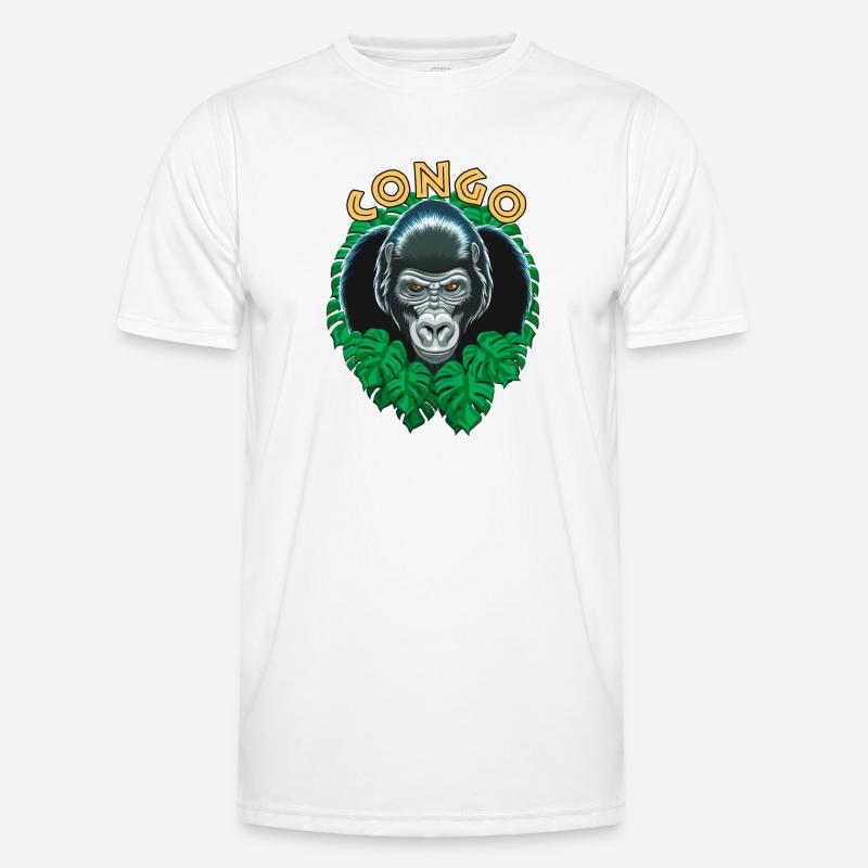 Gorille Du Congo T-shirt sport Homme