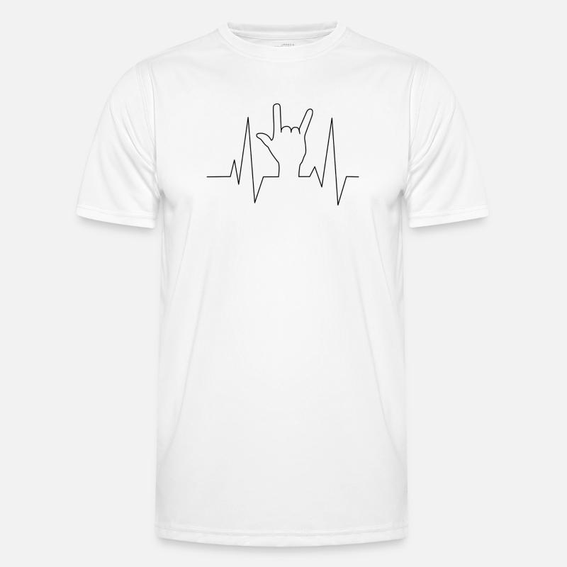 Frequenz Musik Männer Funktions-T-Shirt