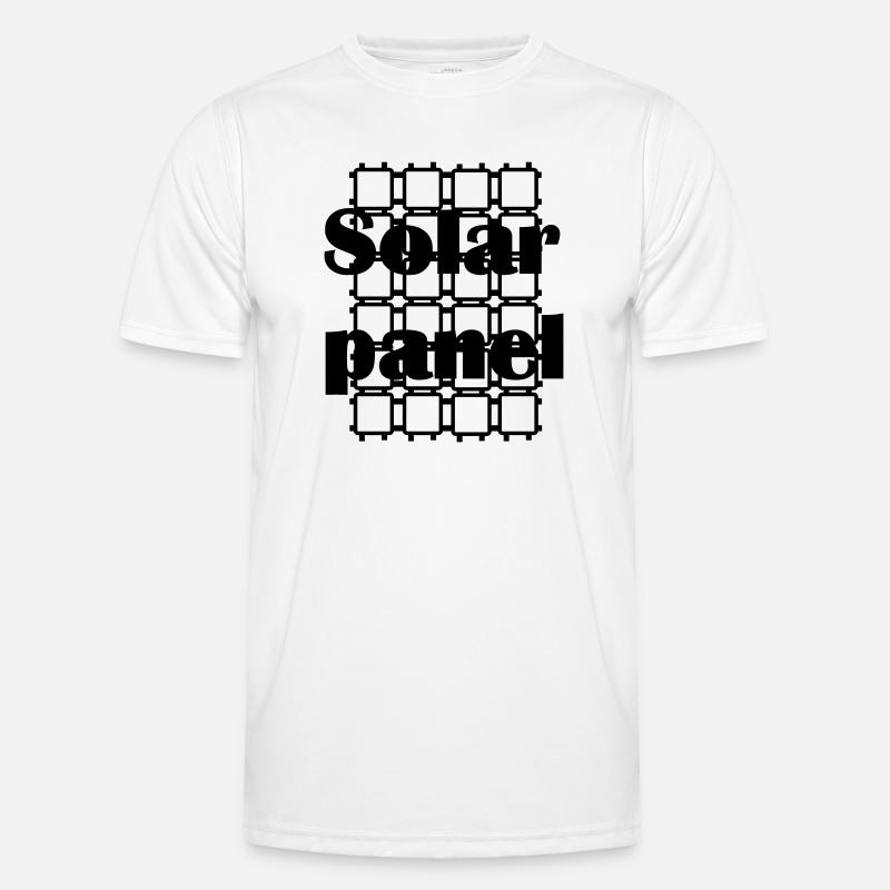 solar panel SOLAR PANEL - Men's Functional T-Shirt - white