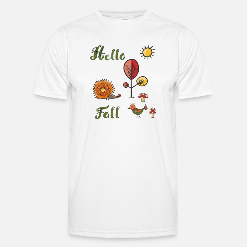 Hello Fall Men's Functional T-Shirt