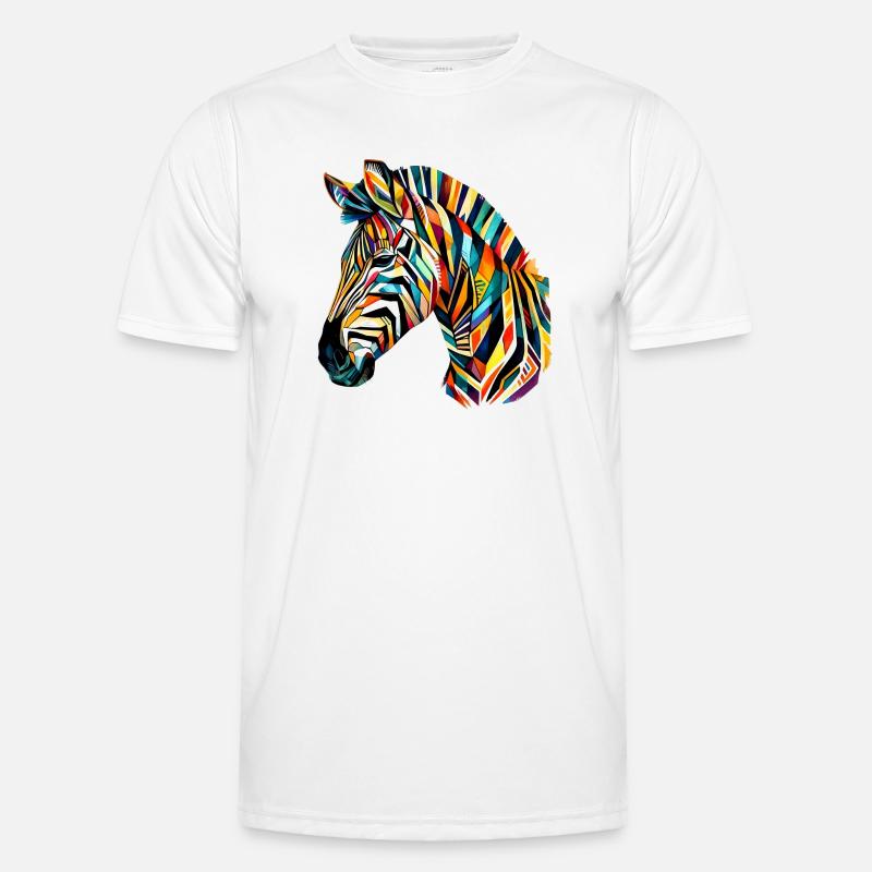 Zebra - Men's Functional T-Shirt - white