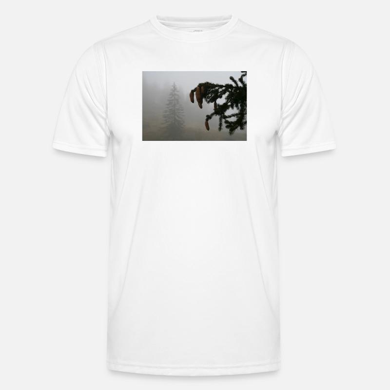 Cloud Forest Cone Magic / Feldberg - Men's Functional T-Shirt - white