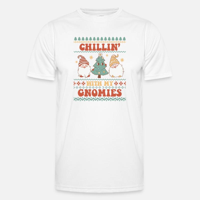 Hässlicher Weihnachtspullover Männer Funktions-T-Shirt