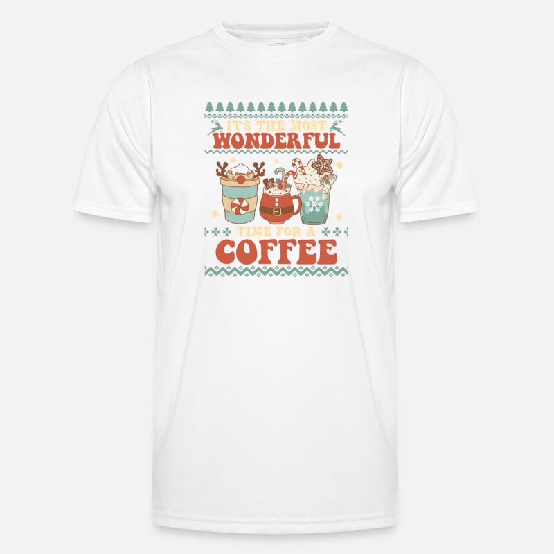 Hässlicher Weihnachtspullover Männer Funktions-T-Shirt