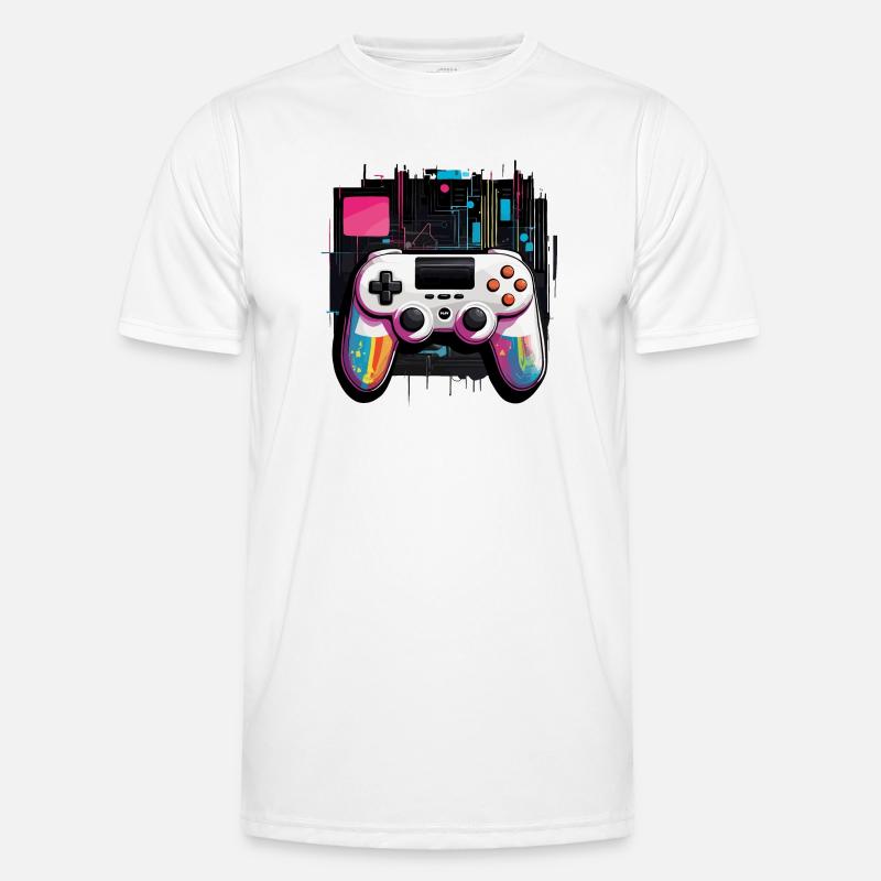 Gamer Controller Männer Funktions-T-Shirt