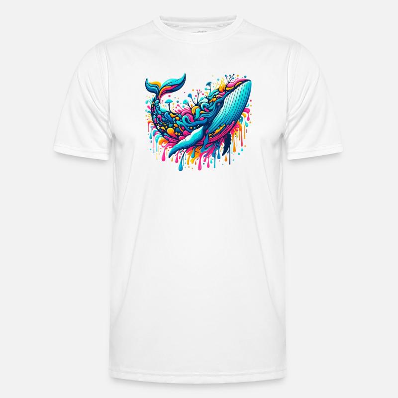 Wal Männer Funktions-T-Shirt