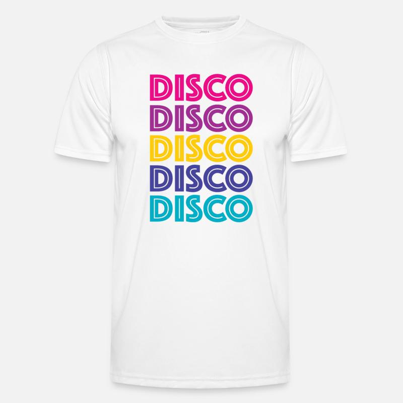 Disco Disco Disco - Men's Functional T-Shirt - white