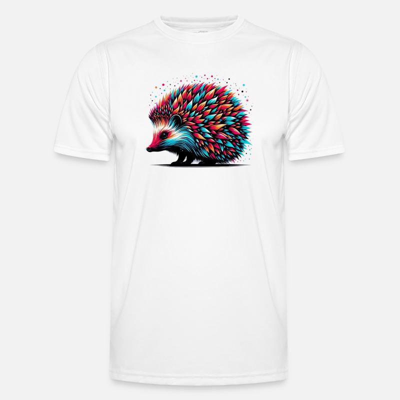 Hedgehog - Men's Functional T-Shirt - white