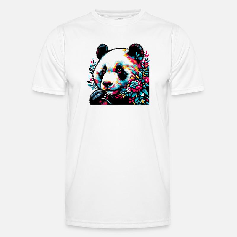 Panda - Men's Functional T-Shirt - white