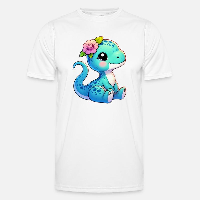 Dinosaur - Men's Functional T-Shirt - white
