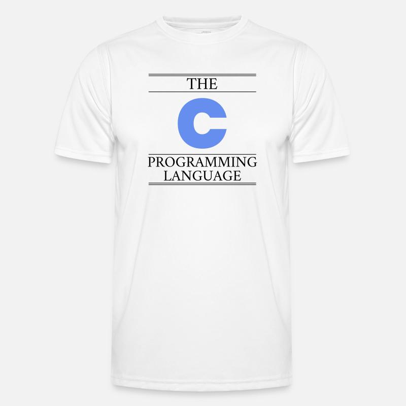The C Programming Language - Männer Funktions-T-Shirt - Weiß