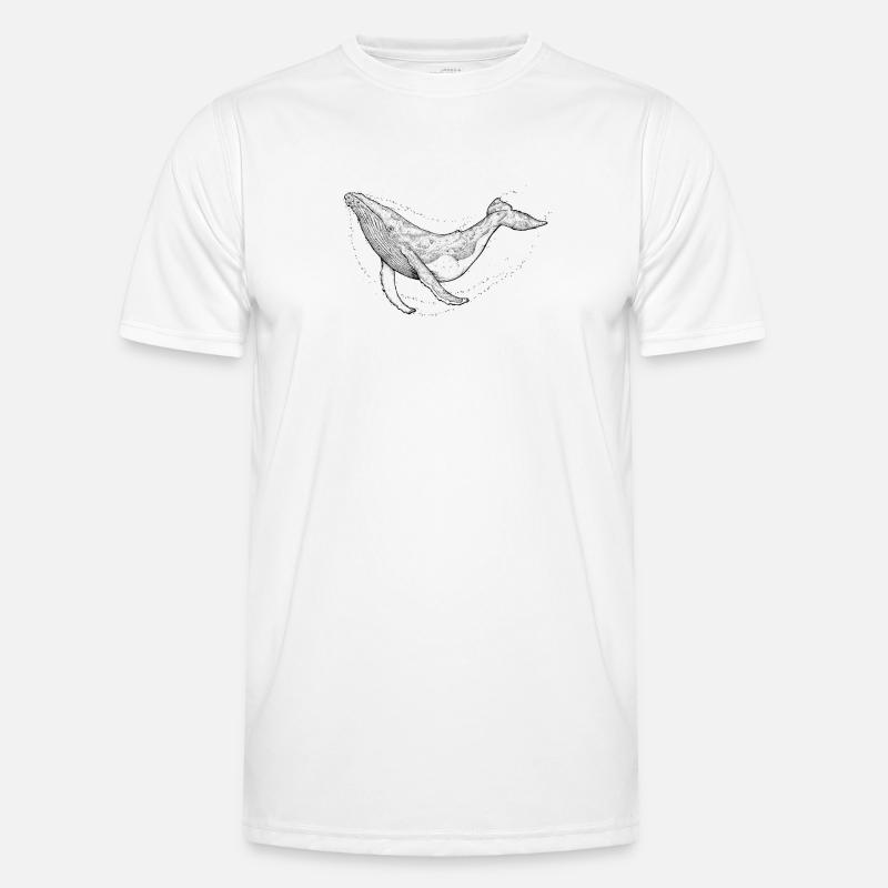 Buckelwal Männer Funktions-T-Shirt
