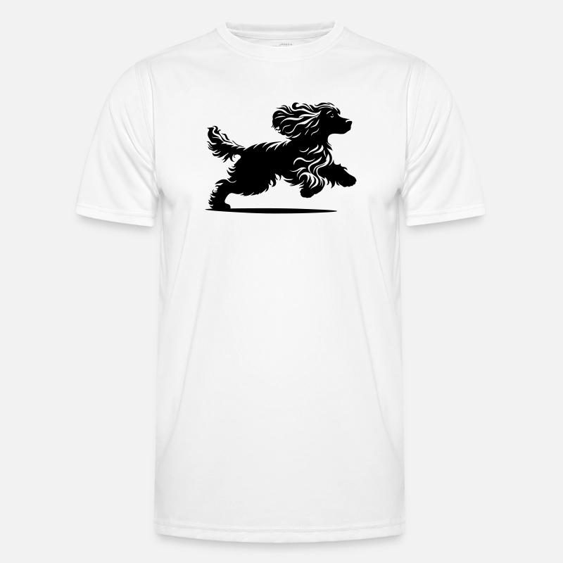 Cocker Spaniel T-shirt sport Homme