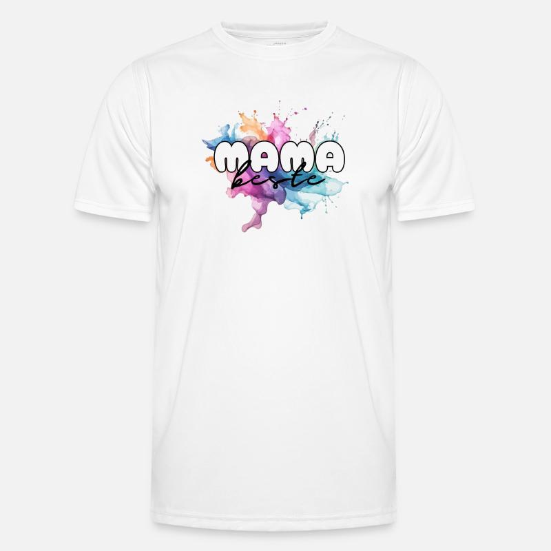 Beste Mama, Muttertag, Mutter, Mami, Supermama Männer Funktions-T-Shirt