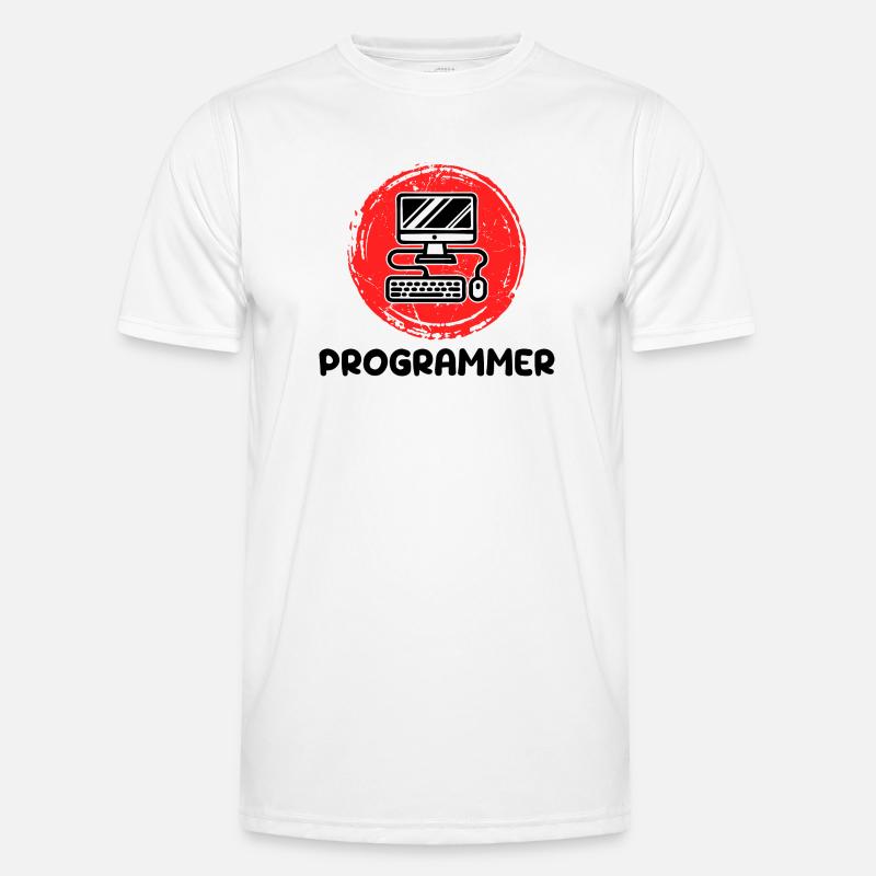 Développeur informatique Programmeur Code Scripting T-shirt sport Homme