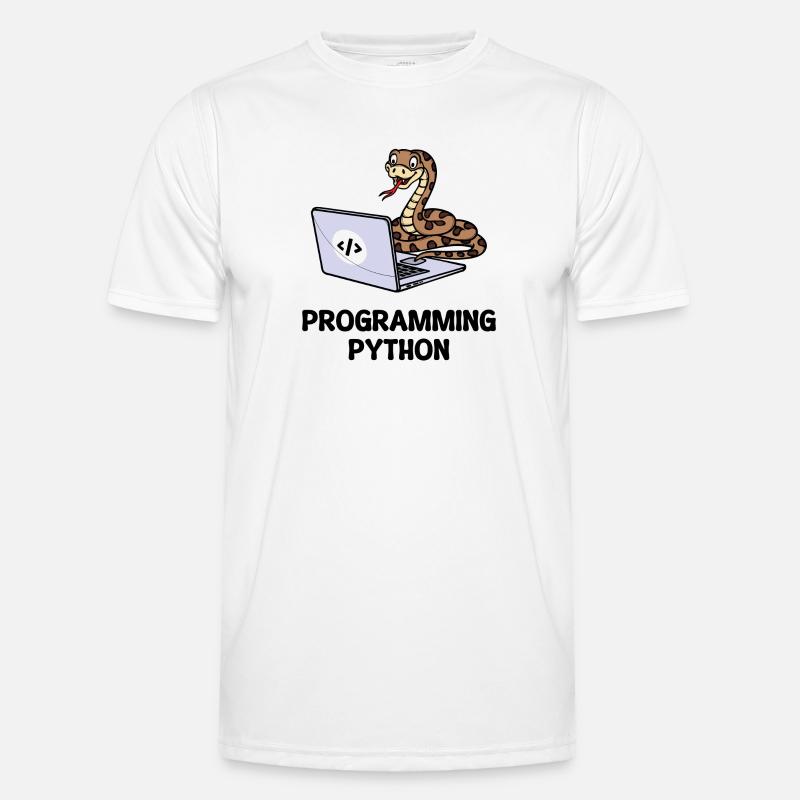 Developer Funny Sayings Programmer Computer - Men's Functional T-Shirt - white