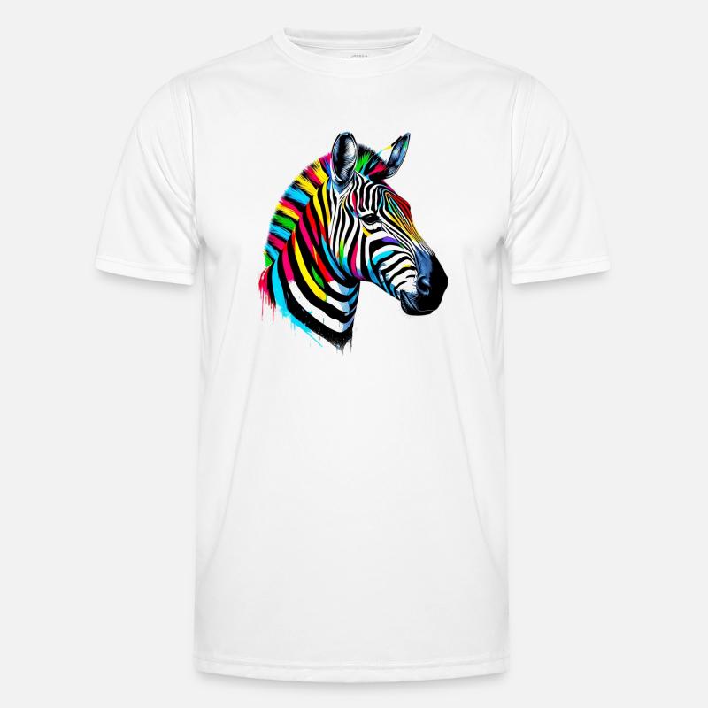 Zebra - Men's Functional T-Shirt - white