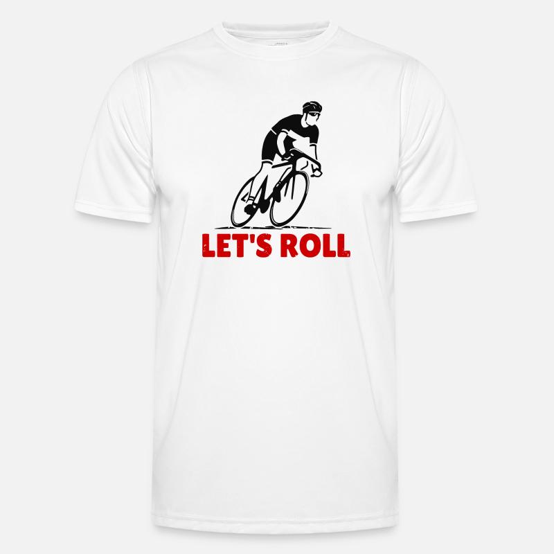 Silhouette de cycliste dynamique T-shirt sport Homme