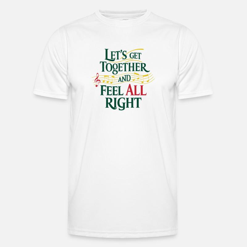 Let get ... Notes musicales T-shirt sport Homme