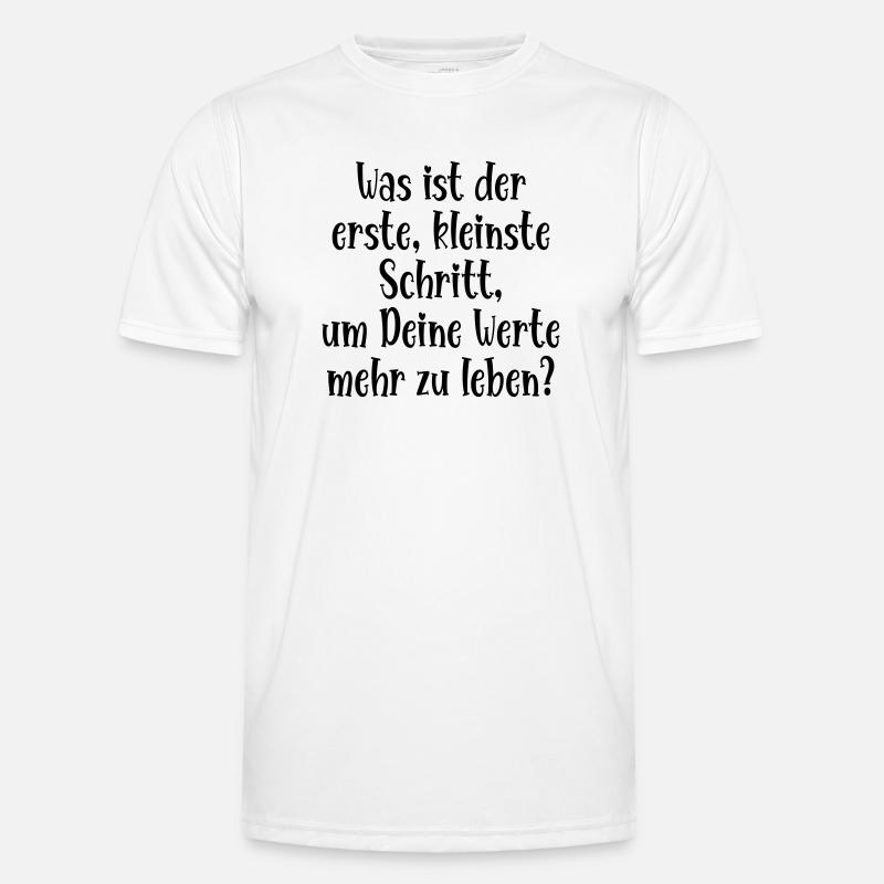 WERTE LEBEN - ERSTER SCHRITT Männer Funktions-T-Shirt