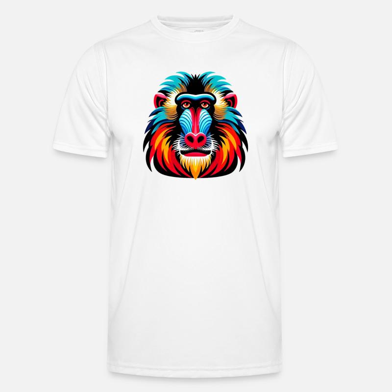 Mandrill monkey Men's Functional T-Shirt