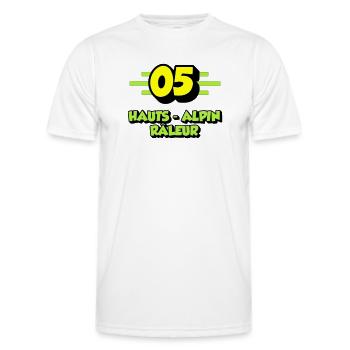 High Alpine Complainer - Men's Functional T-Shirt - white - Front - AI Model Male 178 dark (178cm)