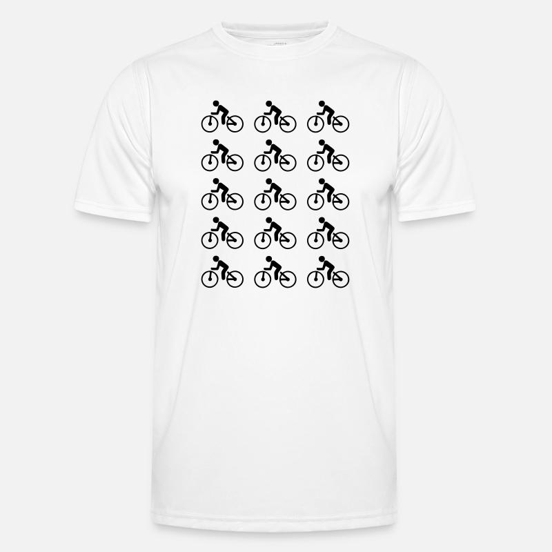 Bicycle - Men's Functional T-Shirt - white