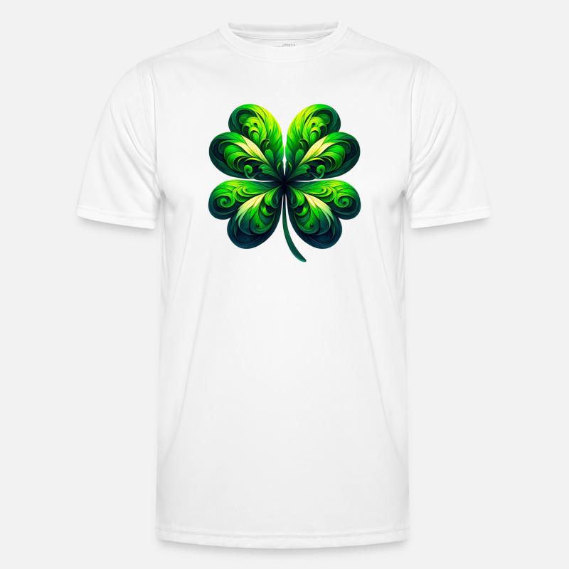 Four-leaf clover Men's Functional T-Shirt
