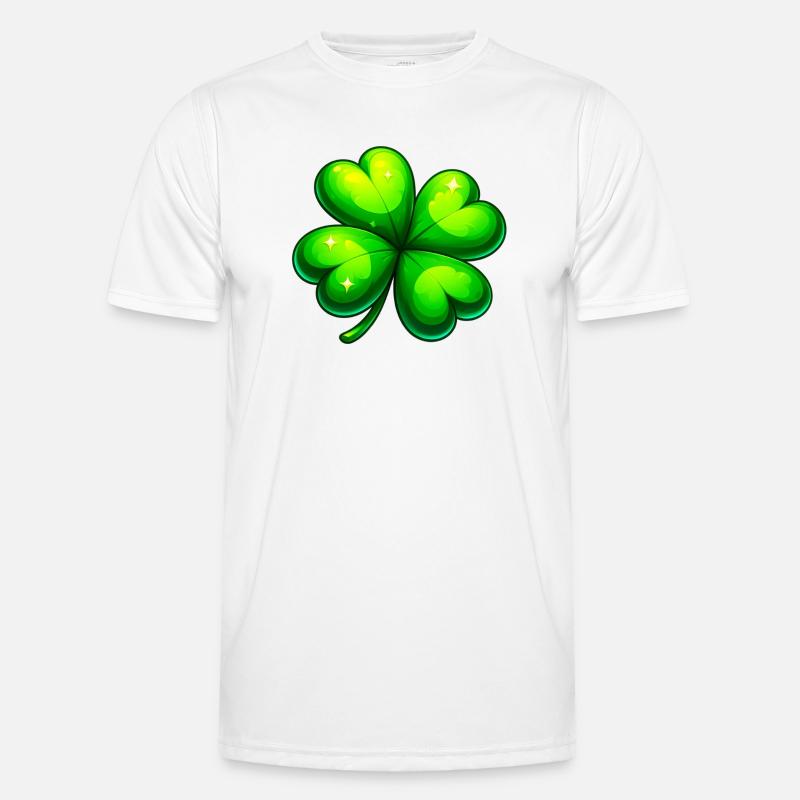 Four-leaf clover Men's Functional T-Shirt
